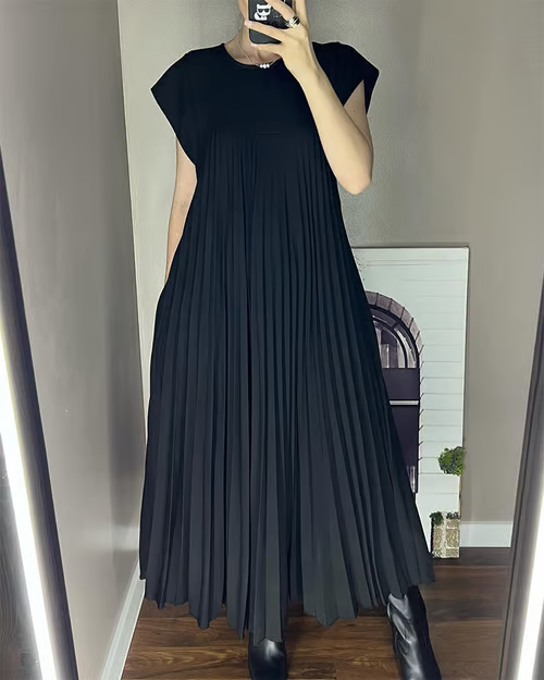 CLARA™ Dress | Women's Pleated Maxi Dress | 50% OFF