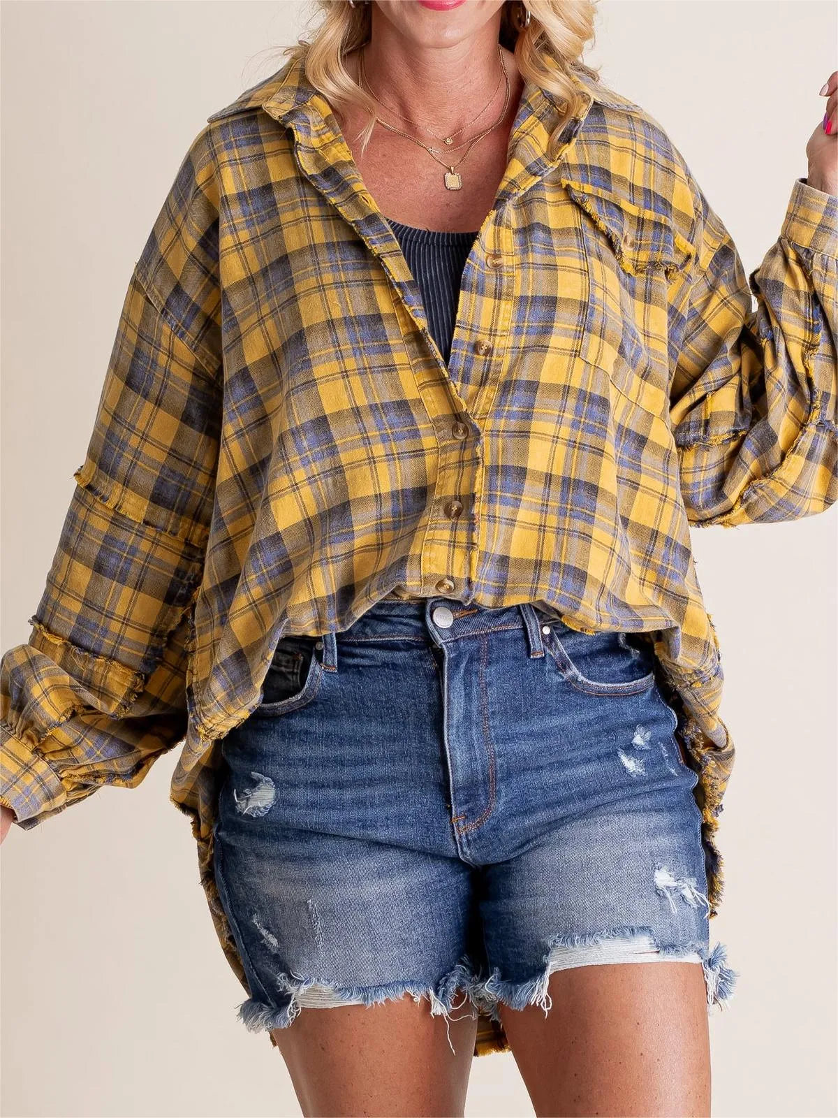 LILA™ Flannel | Oversized Checkered Flannel | 50% OFF