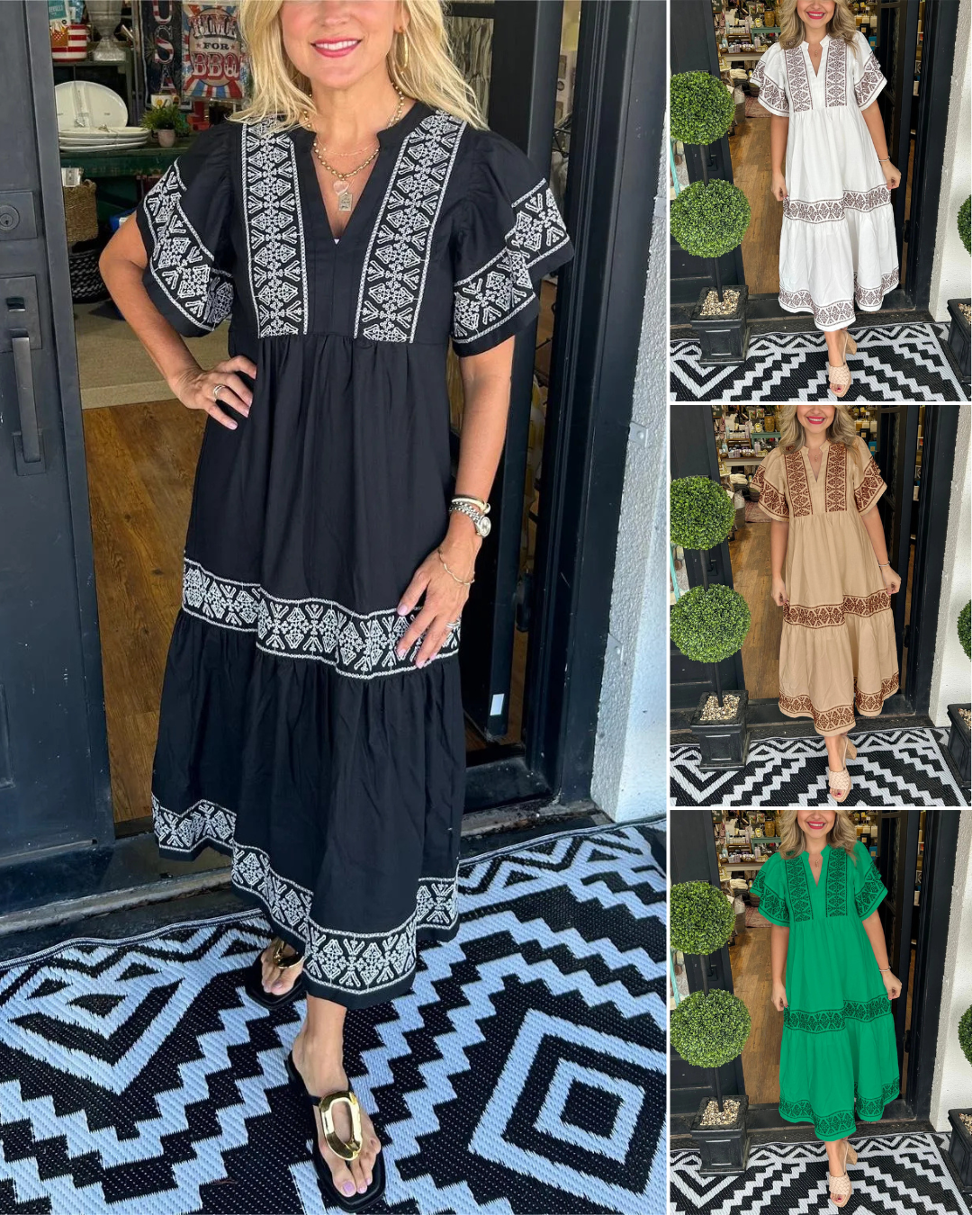 NANCY™ Dress | Boho Maxi Dress | 50% OFF