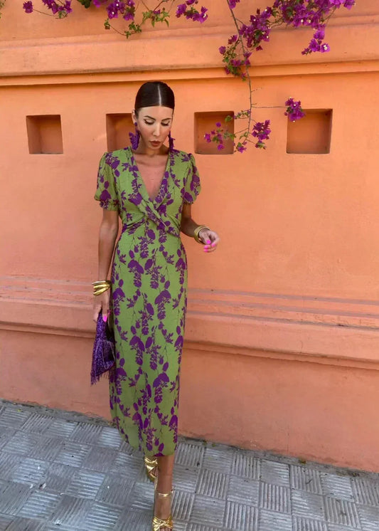ARLINA™ Dress | Chic Floral Maxi Dress