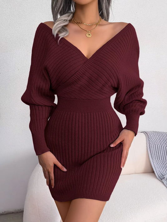 ALARA™ Dress | Bodycon Knitted Mini Dress
