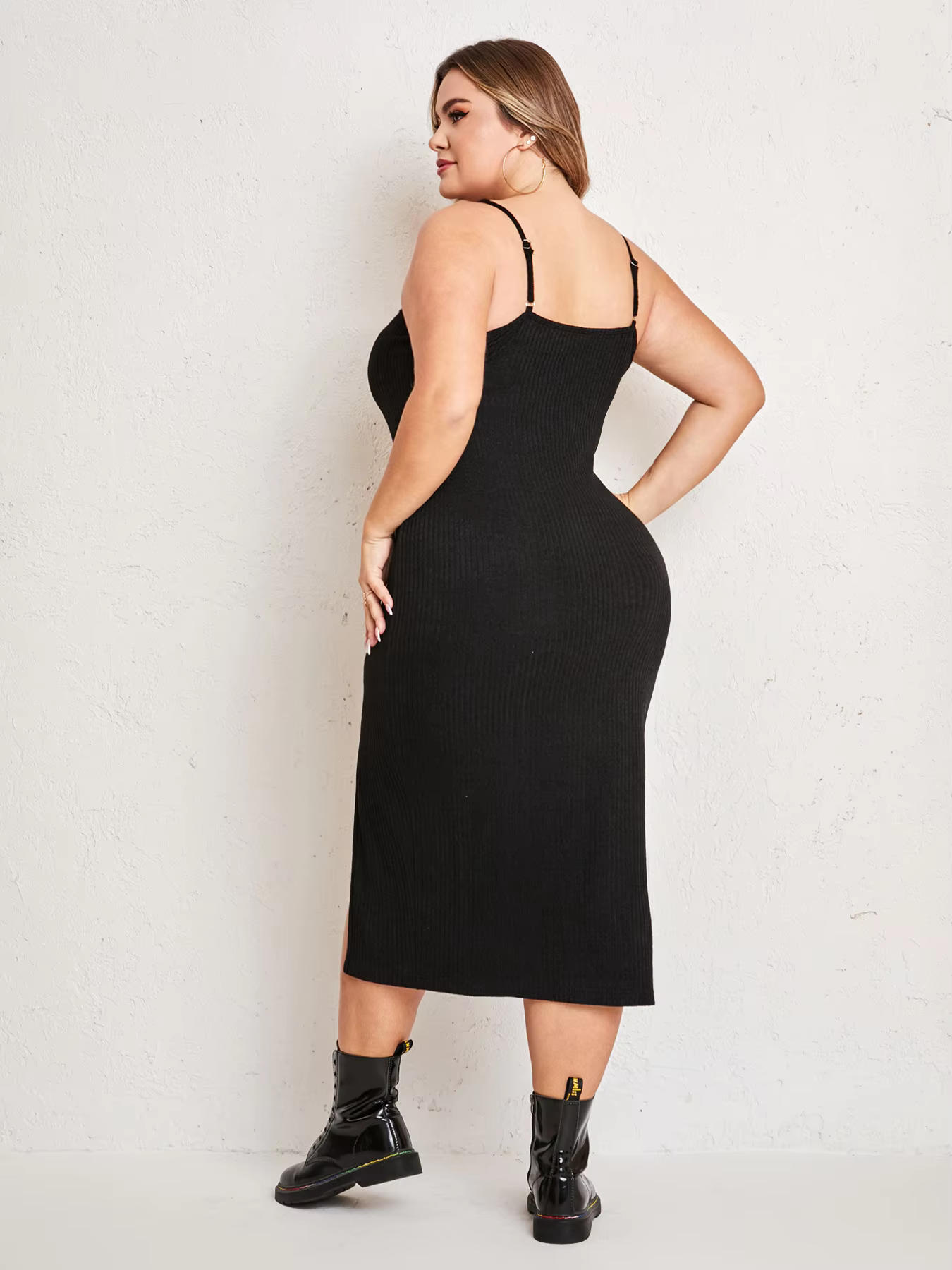 VALESKA™ Dress Set | Knitted Slit Maxi Dress & Cardigan Set