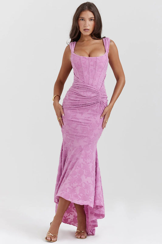 YASELLE™ Dress | Scrunch Waist Maxi Dress