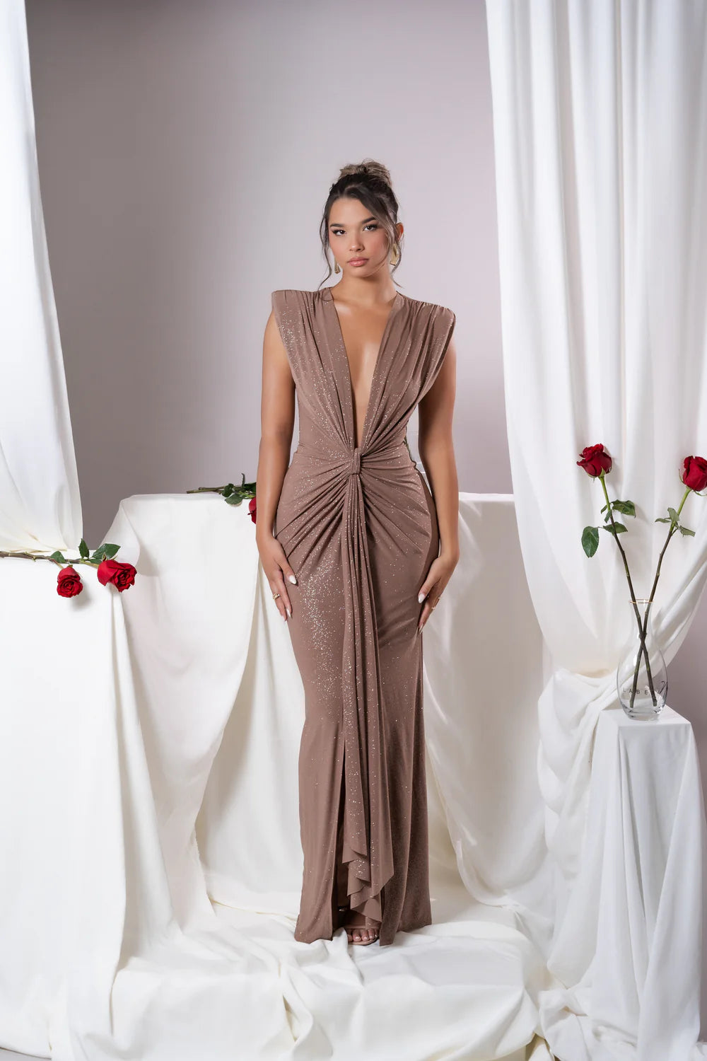SAMMY™ Dress | Pleated Sleeveless Maxi Dress